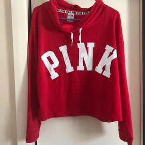 PINK Victoria Secret cropped sweat shirt